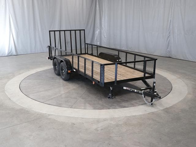 6'4" X 16 Tandem Utility High Side Trailer
