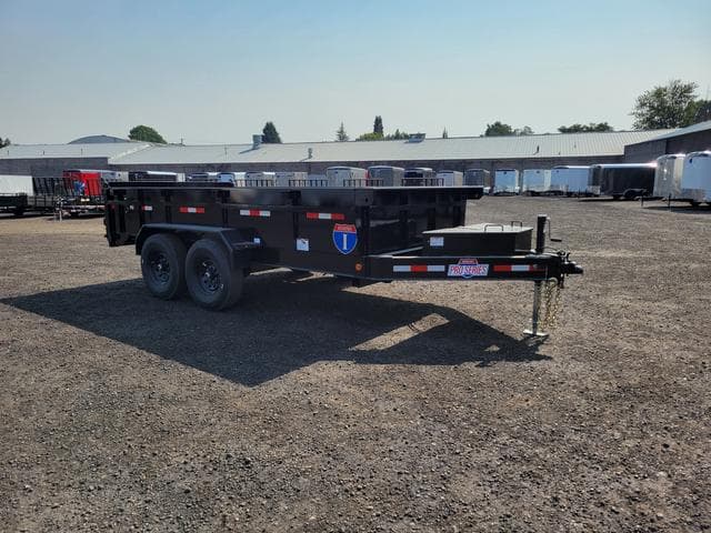 7 X 14 Interstate 16K Pro Series Bumper Pull Dump Trailer