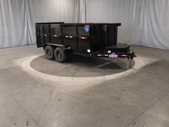 7 X 14 Interstate 16K Pro Series Bumper Pull Dump Trailer