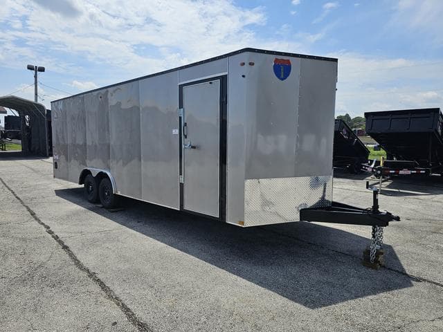 102 X 24' Victory V-Nose Enclosed Car Carrier Trailer
