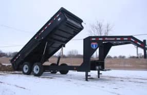 Gooseneck Dump Trailers detail
