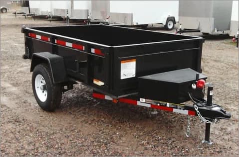 5' Wide Dump Trailers