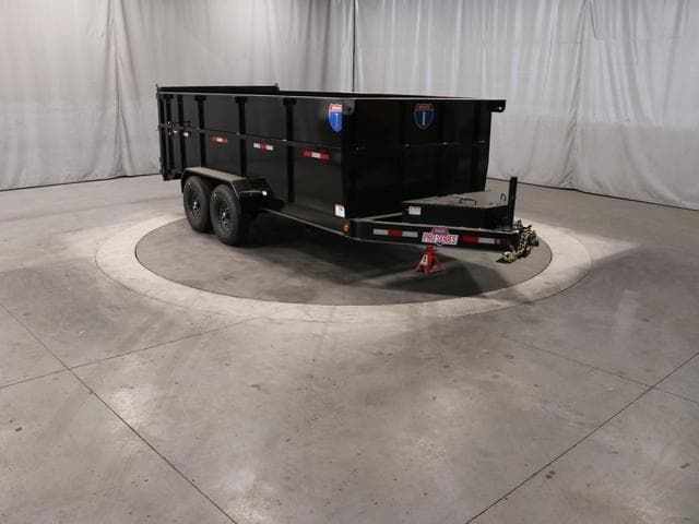 7 X 16 Interstate 16K Pro Series Bumper Pull Dump Trailer