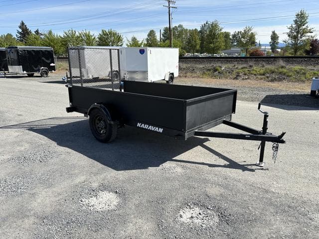 Remolque utilitario modular Karavan de 5 x 10 con 18" Side Wall Kit