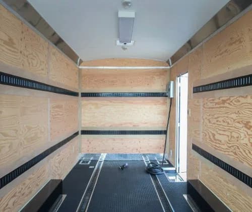 E-Track Recessed in Wall and Floor