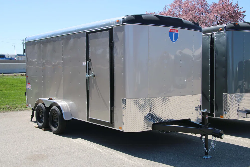 Grey Cargo Trailer