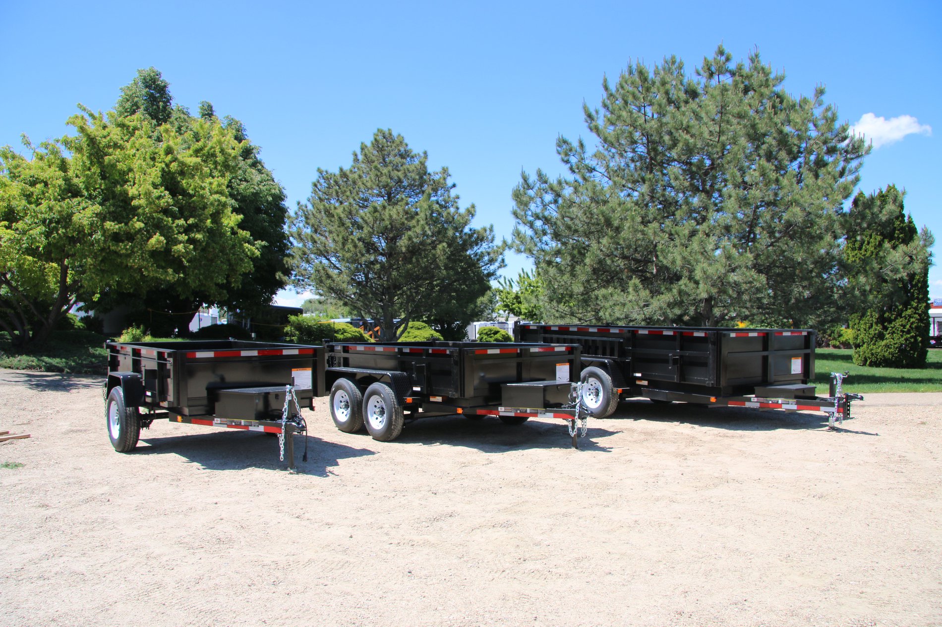 Dump Trailer Lifted
