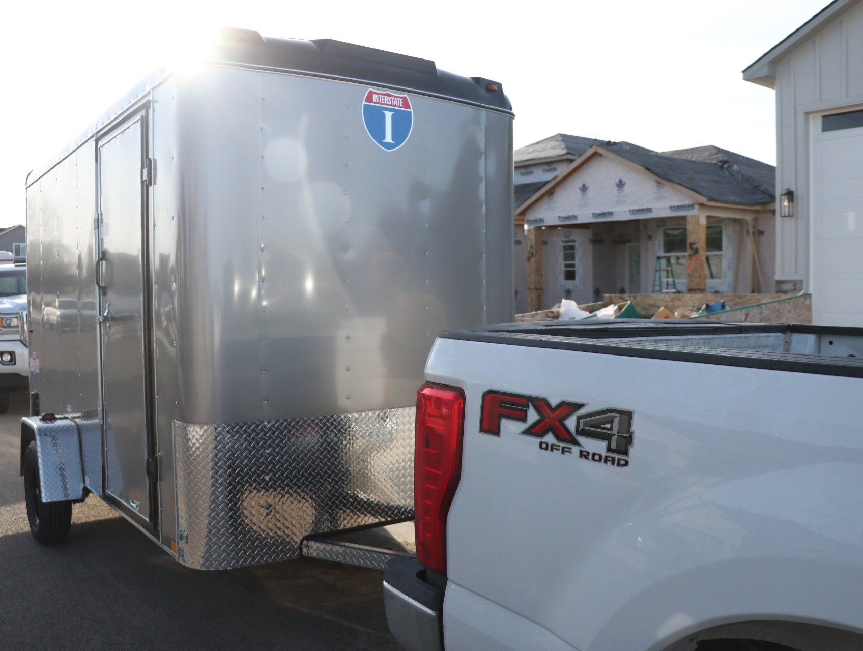Trailer with truck