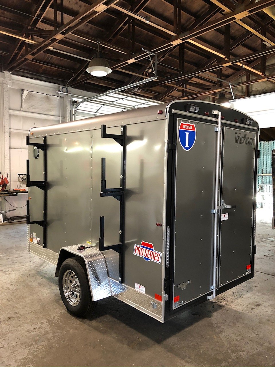 Ladder Rack on Interstate Cargo Trailer