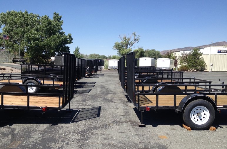 Dump Trailer Lifted